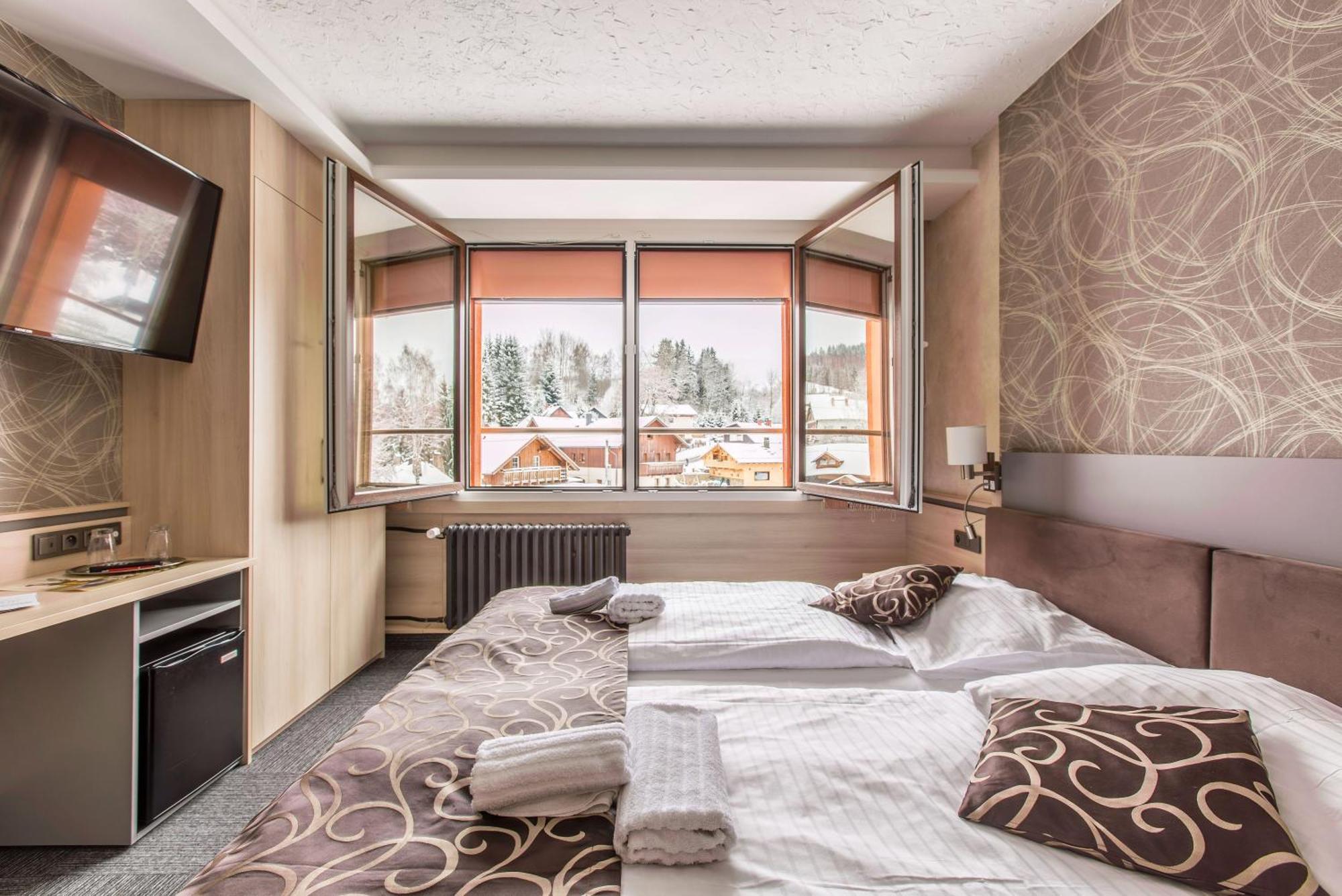 Pension Boehmerwald Železná Ruda Exteriör bild